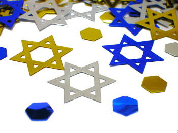 Star of David Confetti